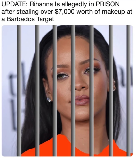Rihanna fake news made-up by her fan.